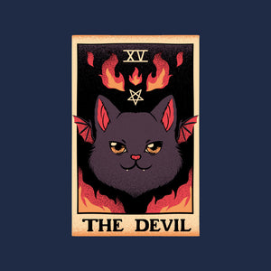 The Devil Cat Tarot Card