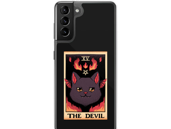 The Devil Cat Tarot Card