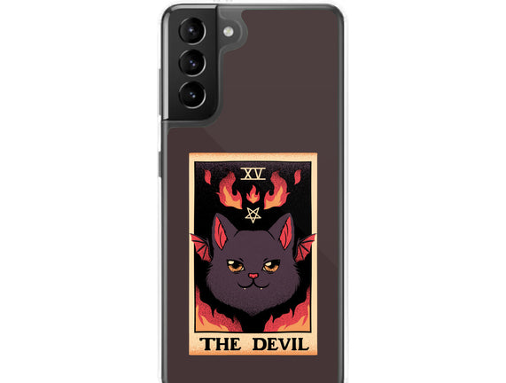 The Devil Cat Tarot Card