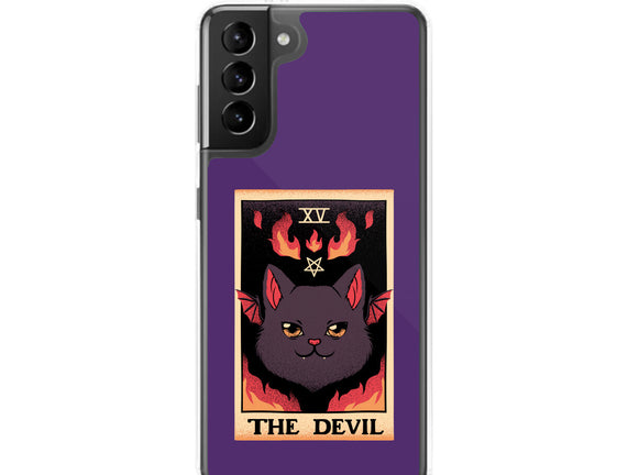 The Devil Cat Tarot Card