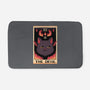 The Devil Cat Tarot Card-none memory foam bath mat-tobefonseca