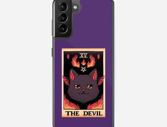 The Devil Cat Tarot Card