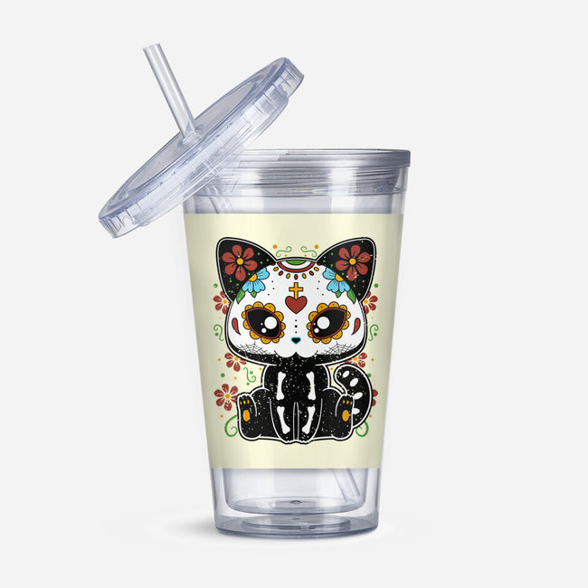 Dia De Los Gatos Muertos-none acrylic tumbler drinkware-retrodivision