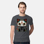 Dia De Los Gatos Muertos-mens premium tee-retrodivision