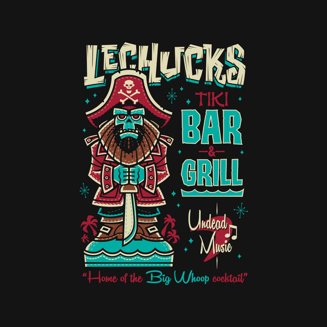 LeChucks Tiki Bar-none stretched canvas-Nemons