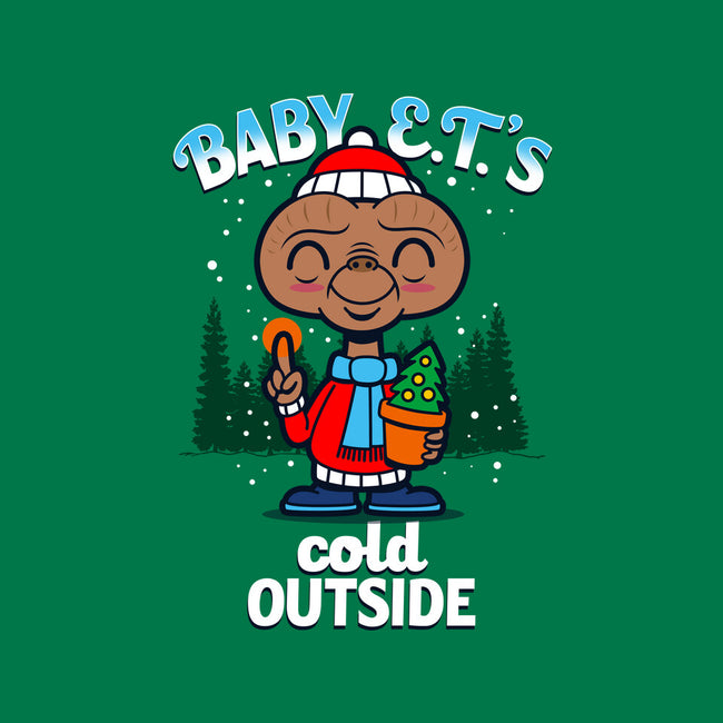 Baby E.T.'s Cold Outside-none polyester shower curtain-Boggs Nicolas