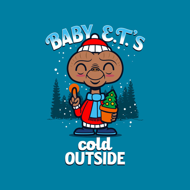 Baby E.T.'s Cold Outside-none polyester shower curtain-Boggs Nicolas