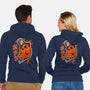 Chainsaw Heart-unisex zip-up sweatshirt-BlancaVidal