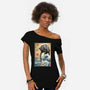 Galactic Empire In Japan-womens off shoulder tee-DrMonekers