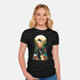 In Wonderland-womens fitted tee-Vallina84