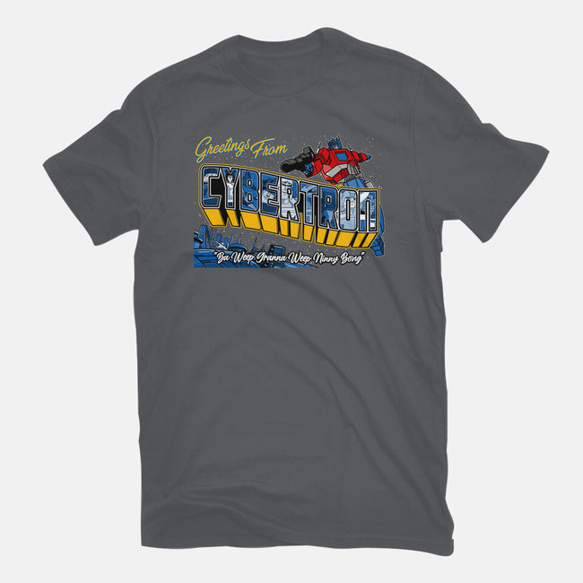 Greetings From Cyberplanet-mens premium tee-goodidearyan