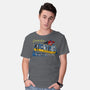 Greetings From Cyberplanet-mens basic tee-goodidearyan