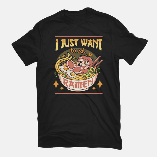 Just Want Ramen-mens basic tee-Zaia Bloom