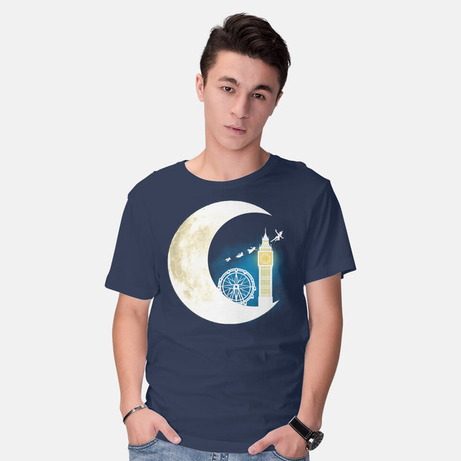 Never Grow Moon-mens basic tee-Vallina84