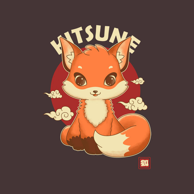 Kawaii Kitsune-none stretched canvas-retrodivision