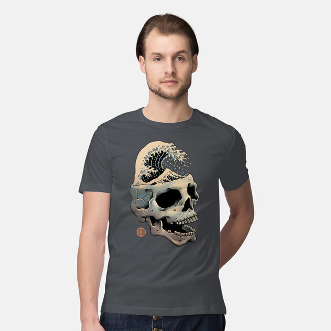 Skull Wave-mens premium tee-vp021