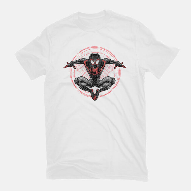 Web Slinging-mens premium tee-glitchygorilla