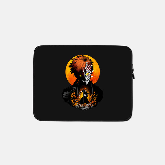 Hollow Mask Ichigo-none zippered laptop sleeve-hypertwenty