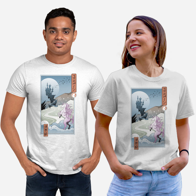 Unicorn Ukiyo-e-unisex basic tee-vp021