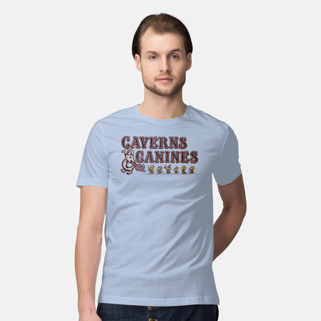 Caverns And Canines-mens premium tee-kg07