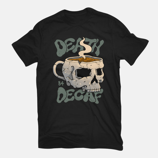 Death Before Decaf Skull-mens premium tee-vp021