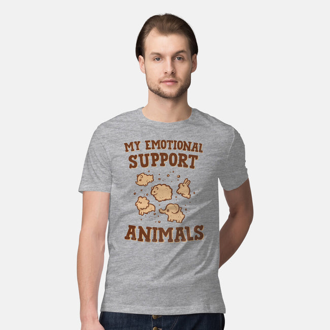 Tasty Support Animals-mens premium tee-kg07