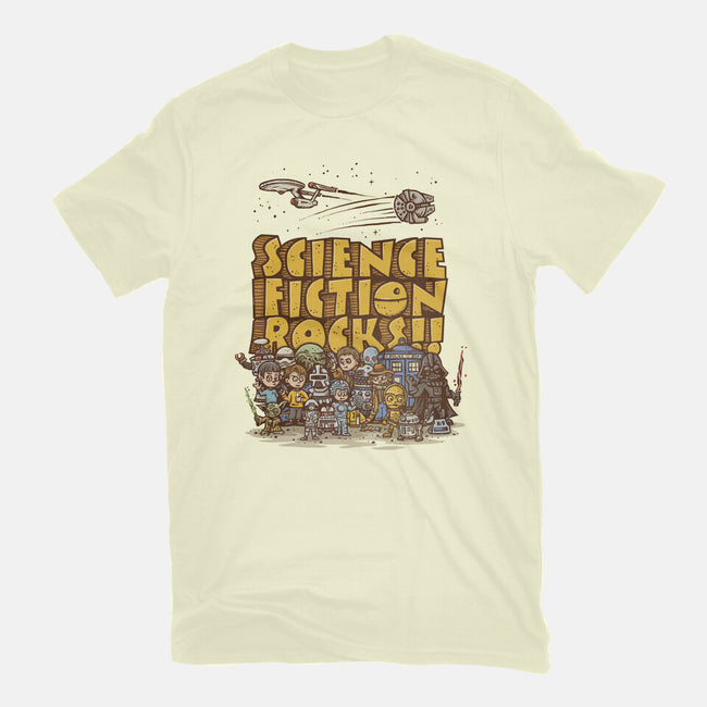 Vintage Science Fiction-mens basic tee-kg07