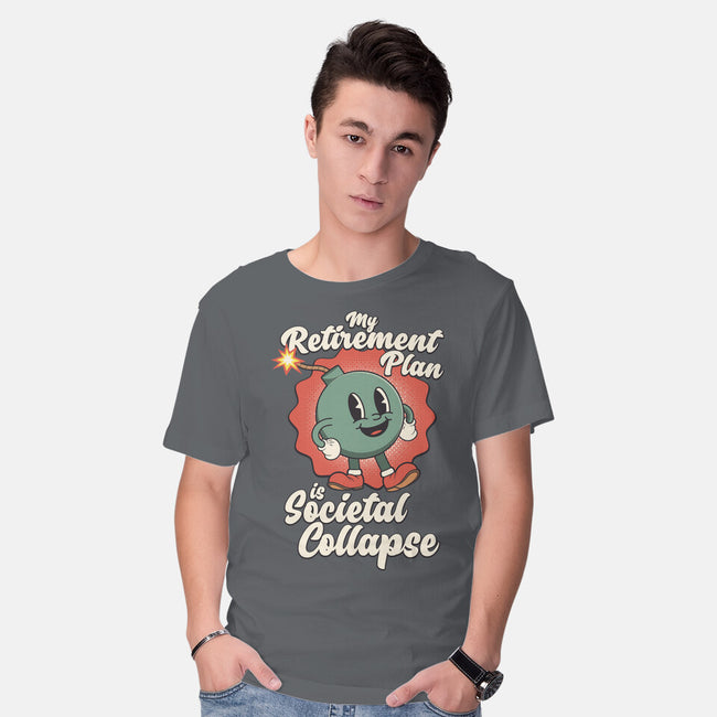 Societal Collapse-mens basic tee-RoboMega