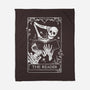 The Reader-none fleece blanket-eduely