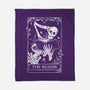 The Reader-none fleece blanket-eduely