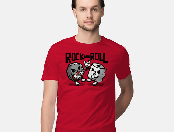 Rock And Toilet Roll