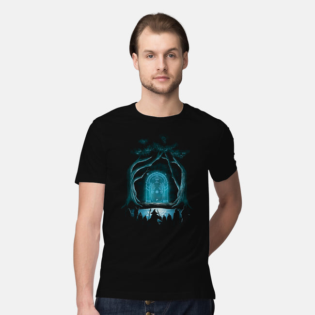 Doors Of Durin-mens premium tee-jacnicolauart