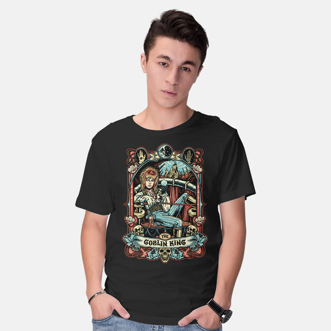 The Goblin King-mens basic tee-momma_gorilla