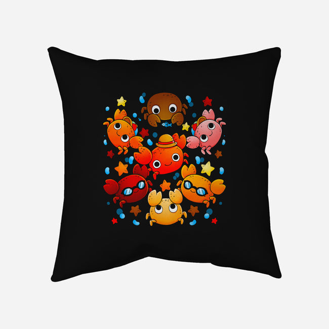 Crabs-none removable cover w insert throw pillow-Vallina84