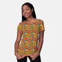 Pochita X Pochita-womens all over print crew neck tee-barobaro