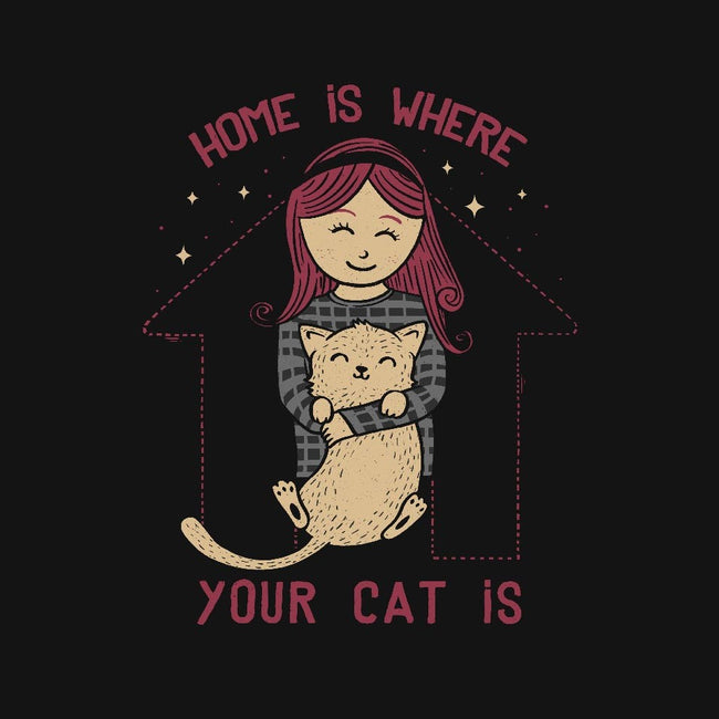 Home Is Where Your Cat Is-mens premium tee-tobefonseca