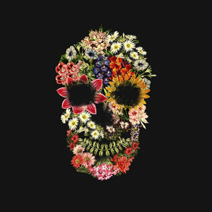 Floral Skull Vintage