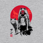 Wolf Girl Sumi-e-mens premium tee-DrMonekers