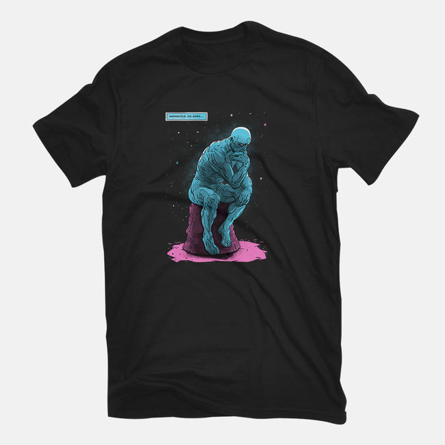 Blue Thinker-mens premium tee-teesgeex