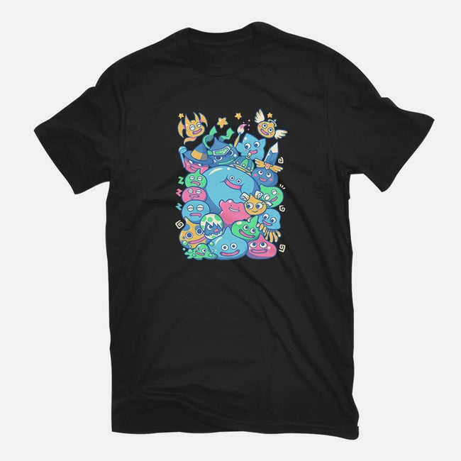 Slime Party-mens basic tee-TechraNova