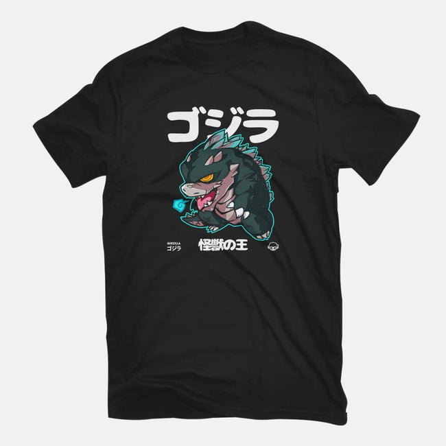 Chibi Kaiju King-mens premium tee-mankeeboi