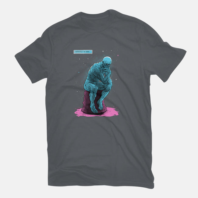 Blue Thinker-mens premium tee-teesgeex