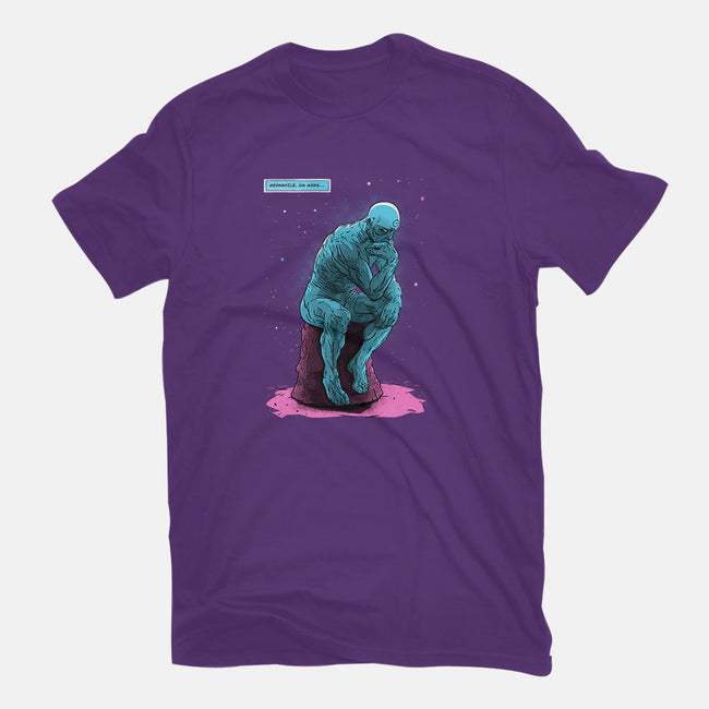 Blue Thinker-mens premium tee-teesgeex