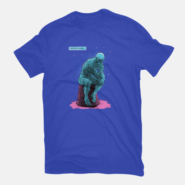 Blue Thinker-mens premium tee-teesgeex