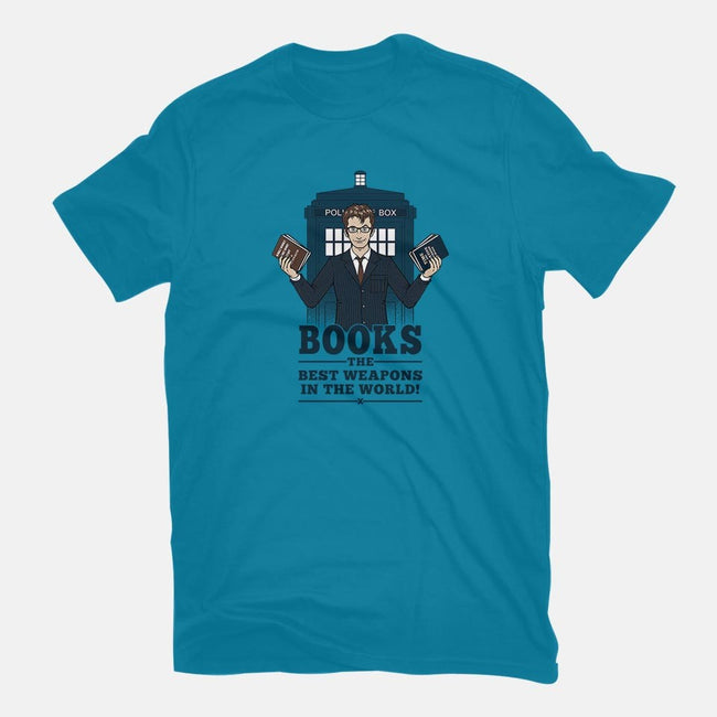 Books, The Best Weapons-mens basic tee-pigboom