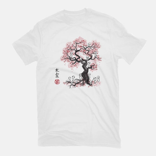 Forest Spirits Sumi-e-mens basic tee-DrMonekers