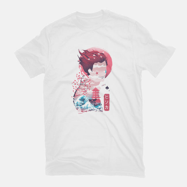 Ukiyo-E Hunter-mens basic tee-dandingeroz