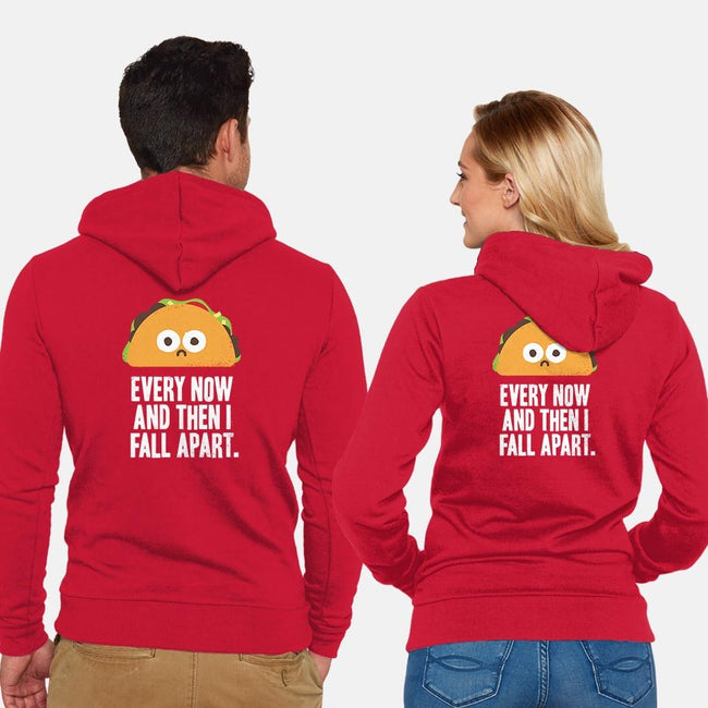 Taco Eclipse of the Heart-unisex zip-up sweatshirt-David Olenick