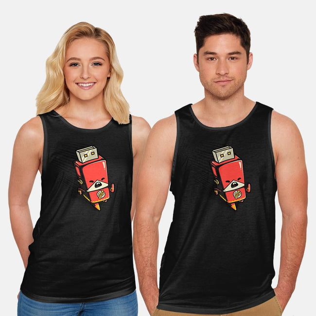 Flash Drive-unisex basic tank-Wenceslao A Romero