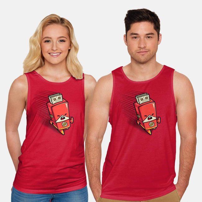 Flash Drive-unisex basic tank-Wenceslao A Romero